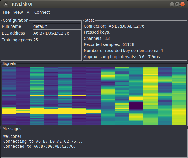 View PsyLink software